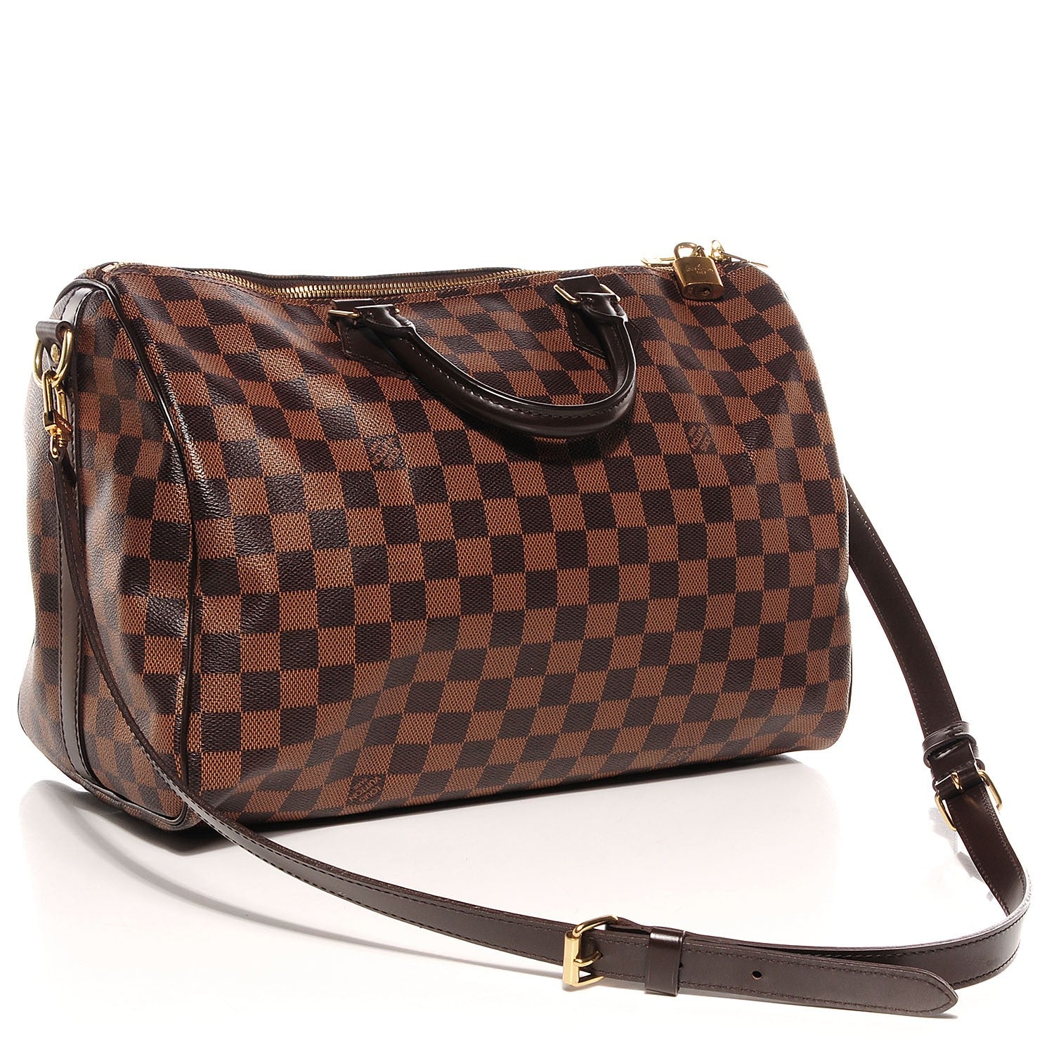 Louis Vuitton Damier Ebene Speedy Bandouliere 35 3 of 8