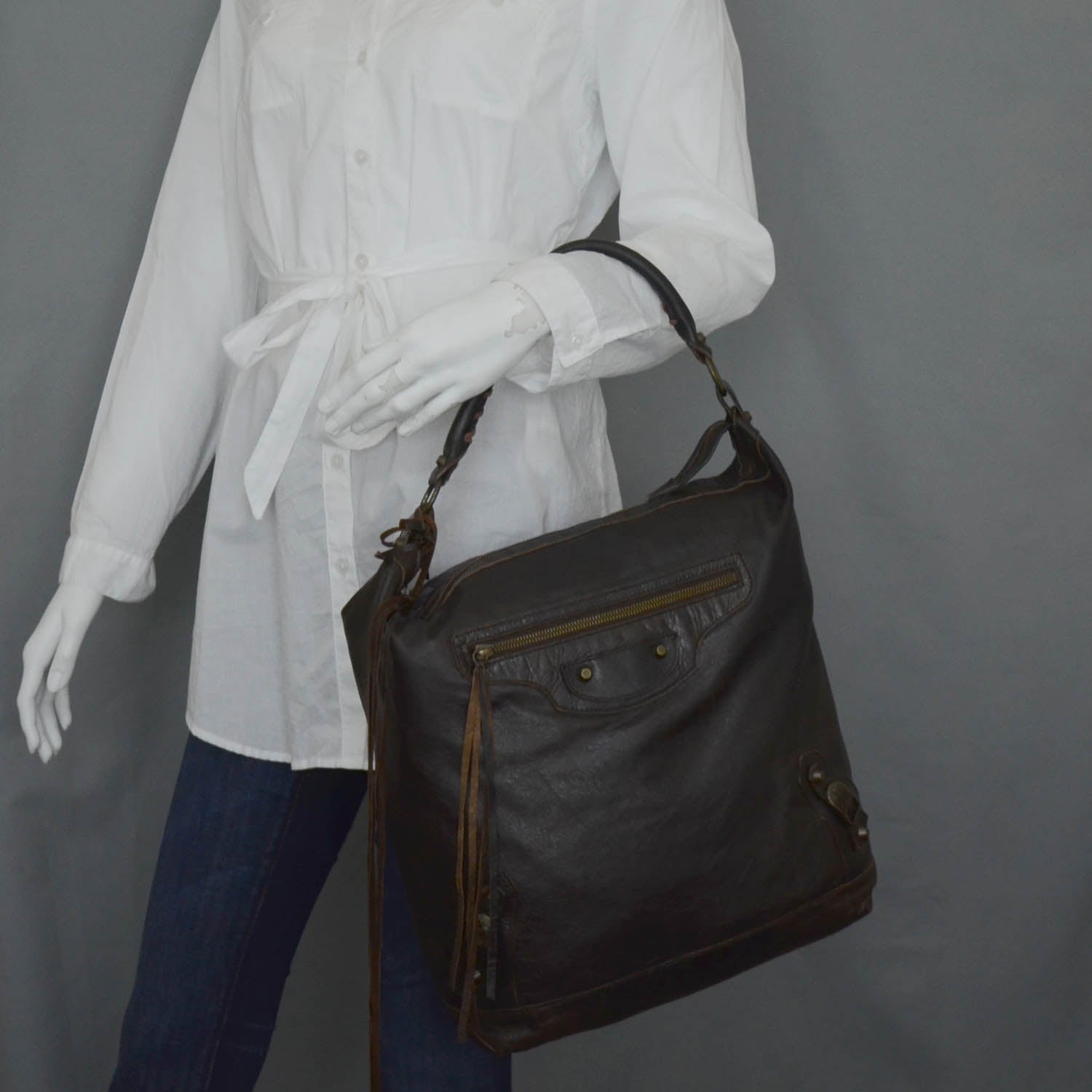Balenciaga Chevre Day Hobo 2 of 14