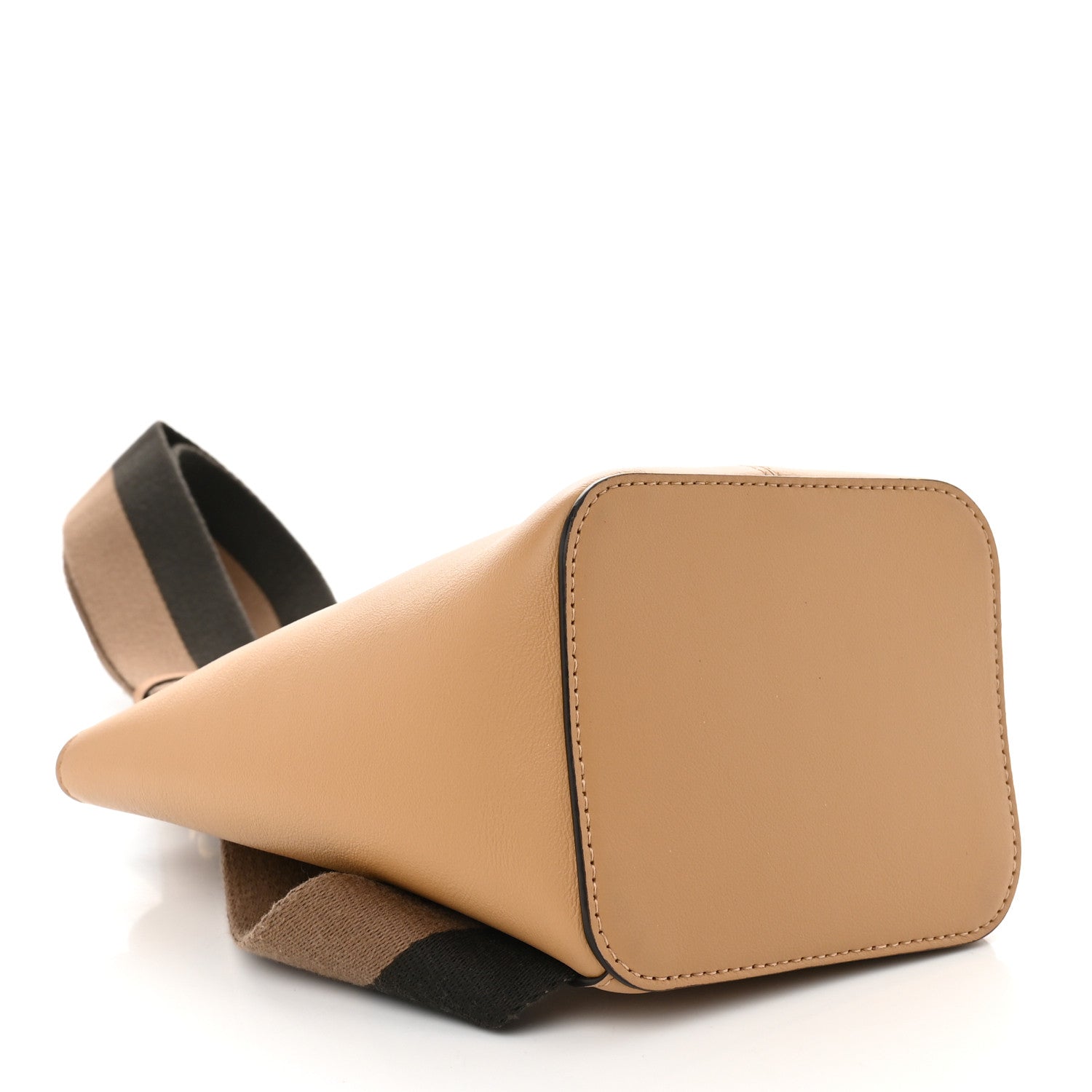 Fendi Vitello Grace Matte Mini Guitar Bag Miele Scuro 4 of 11