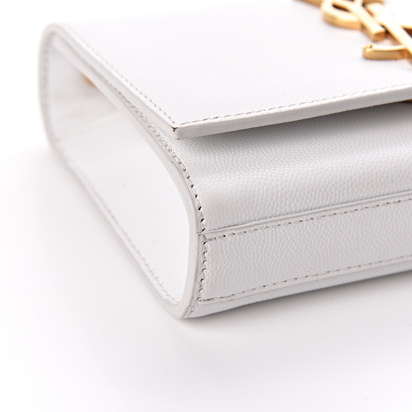Grain De Poudre Small Monogram Kate Satchel Optical White