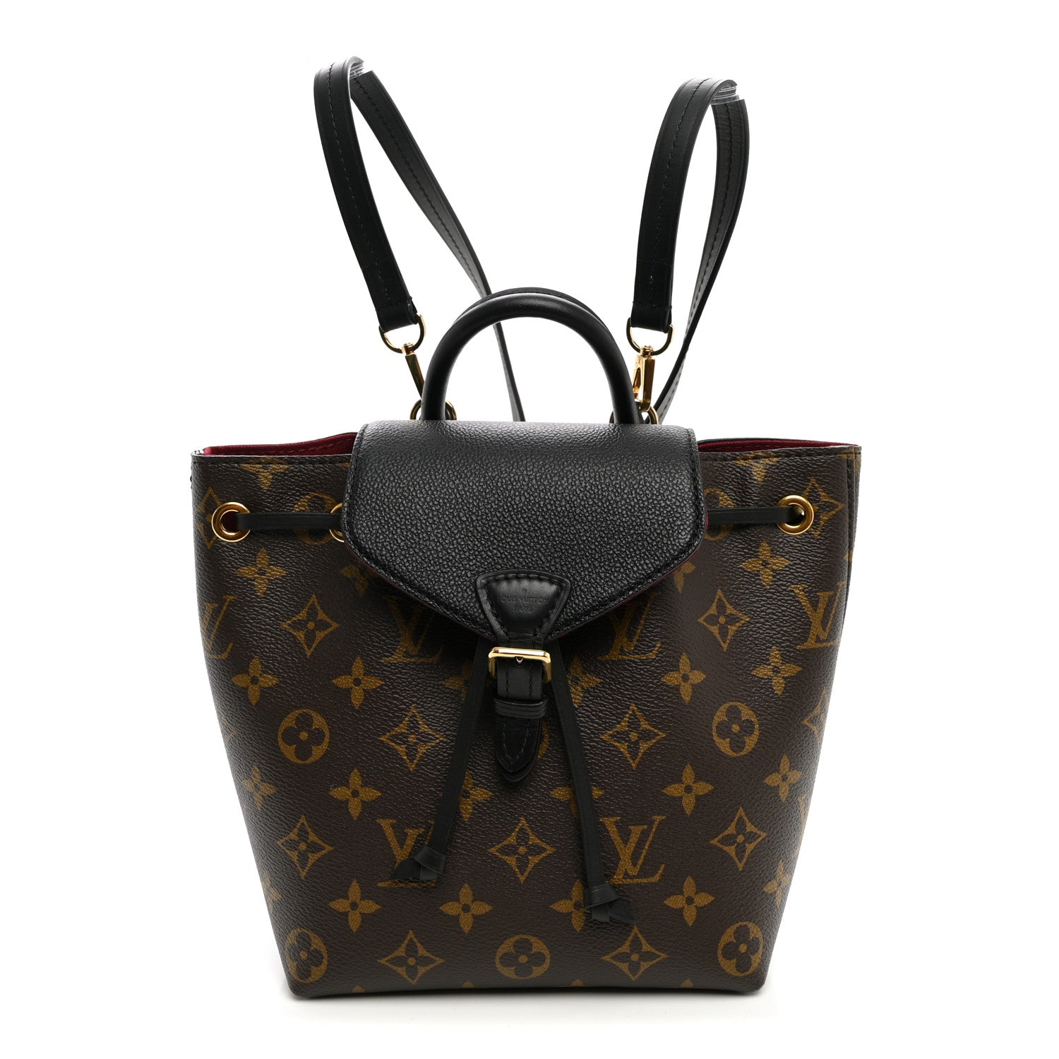 Louis Vuitton Monogram BB Montsouris NM Backpack Black 1 of 9