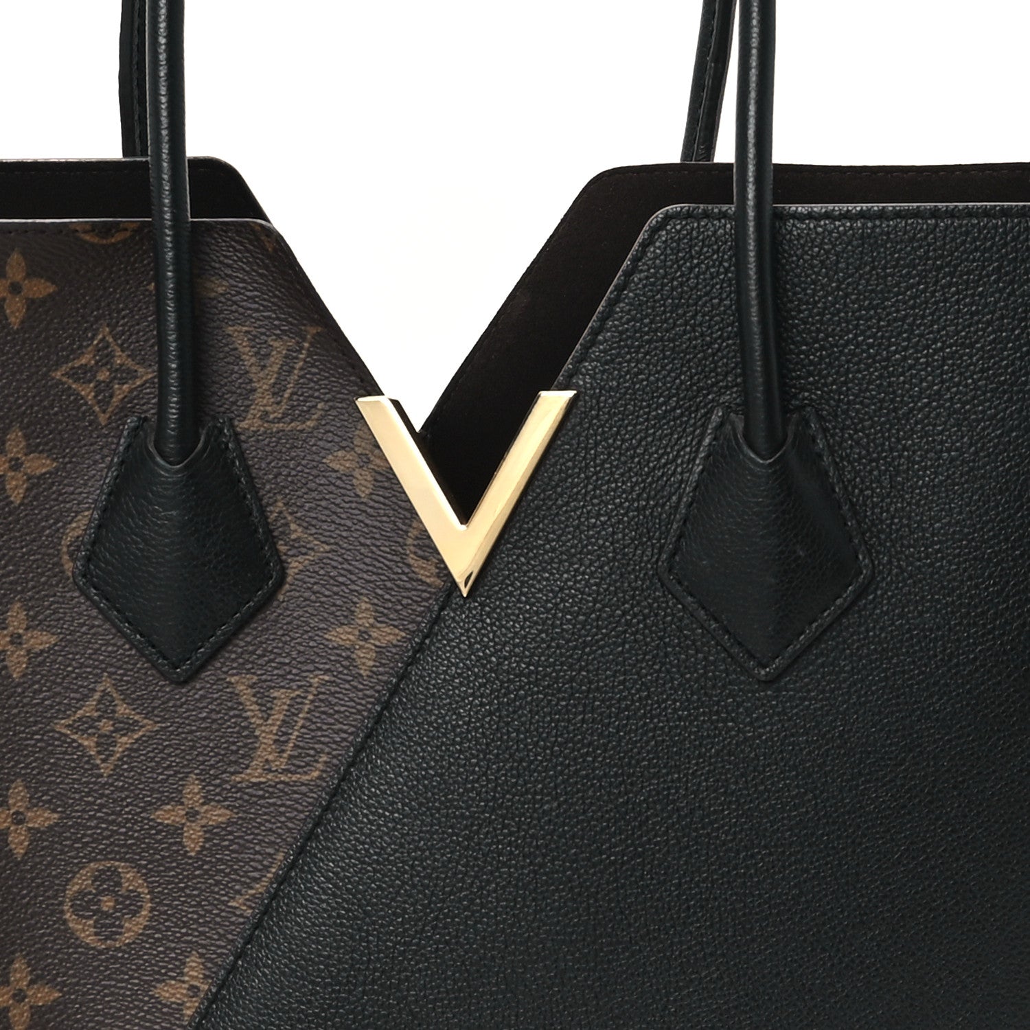 Louis Vuitton Calfskin Monogram Kimono Tote Black 7 of 11