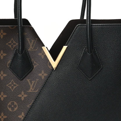 Louis Vuitton Calfskin Monogram Kimono Tote Black 7 of 11