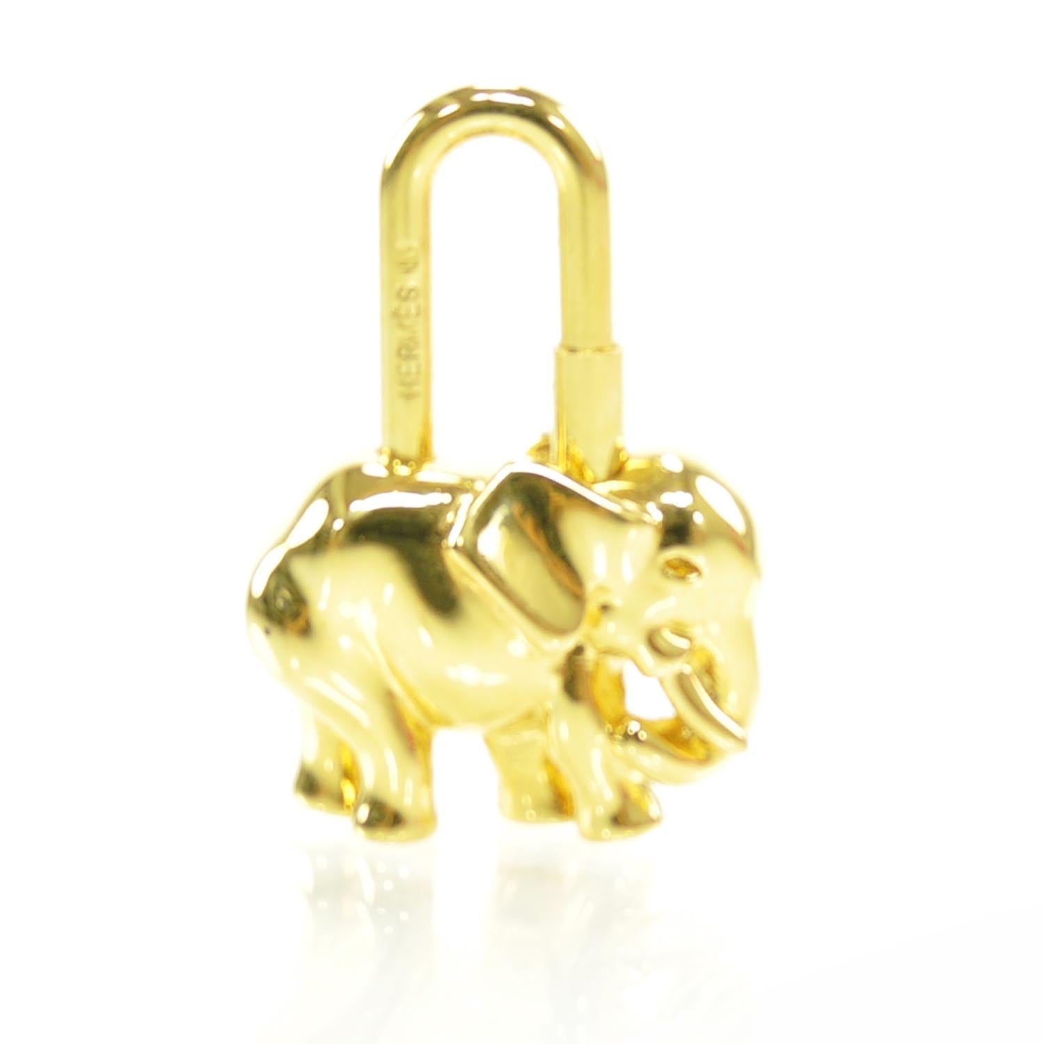 Hermes Elephant Cadena Gold 4 of 5
