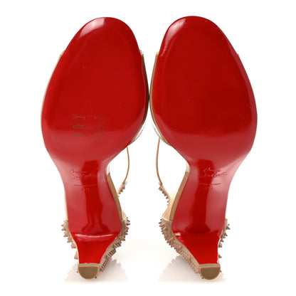 Christian Louboutin Patent Nappa Trezanita 70 Sandals 39 Nude 6 of 9