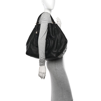 Gucci Pebbled Calfskin Large Soho Hobo Black 2 of 10