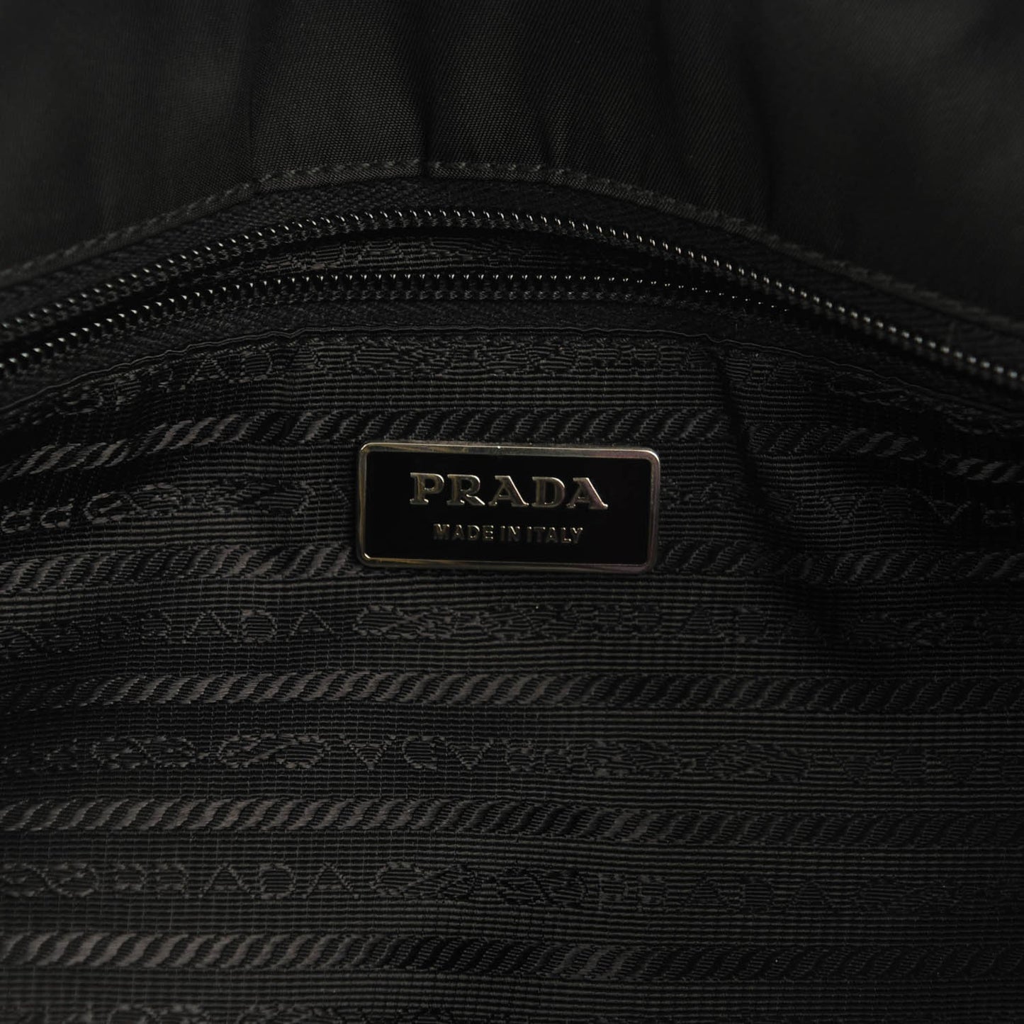 Nylon Vela Shopping Tote Black