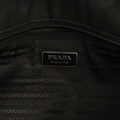 Prada Nylon Vela Shopping Tote Black 6 of 7