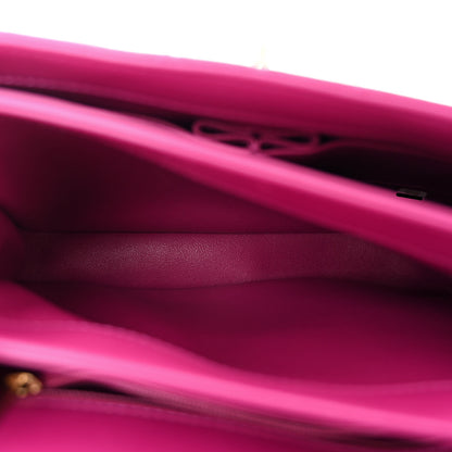 Chanel Lambskin Quilted Small Trendy CC Dual Handle Flap Bag Dark Pink 5 of 10