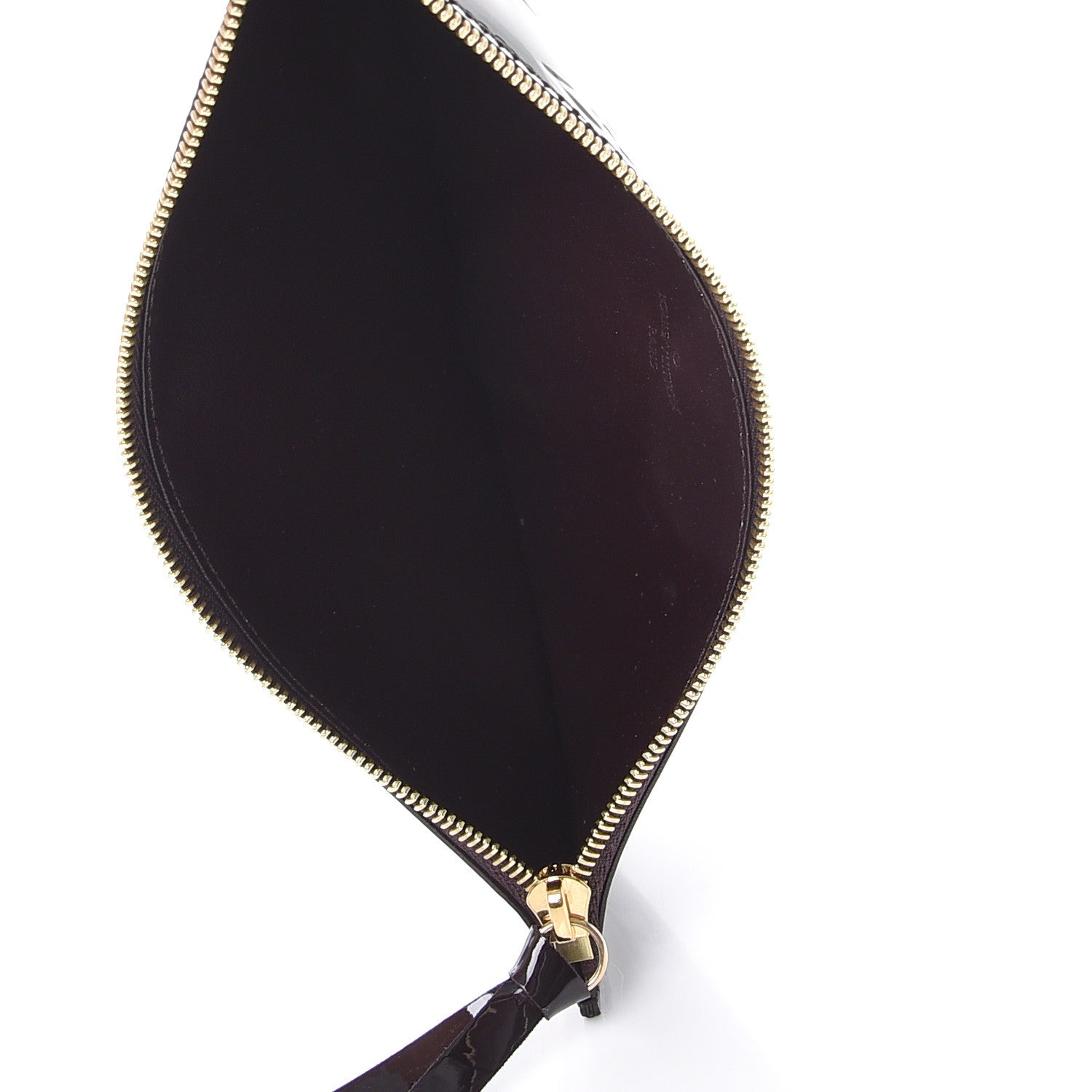 Louis Vuitton Vernis Felicie Chain Wallet Zippered Insert Amarante 5 of 6