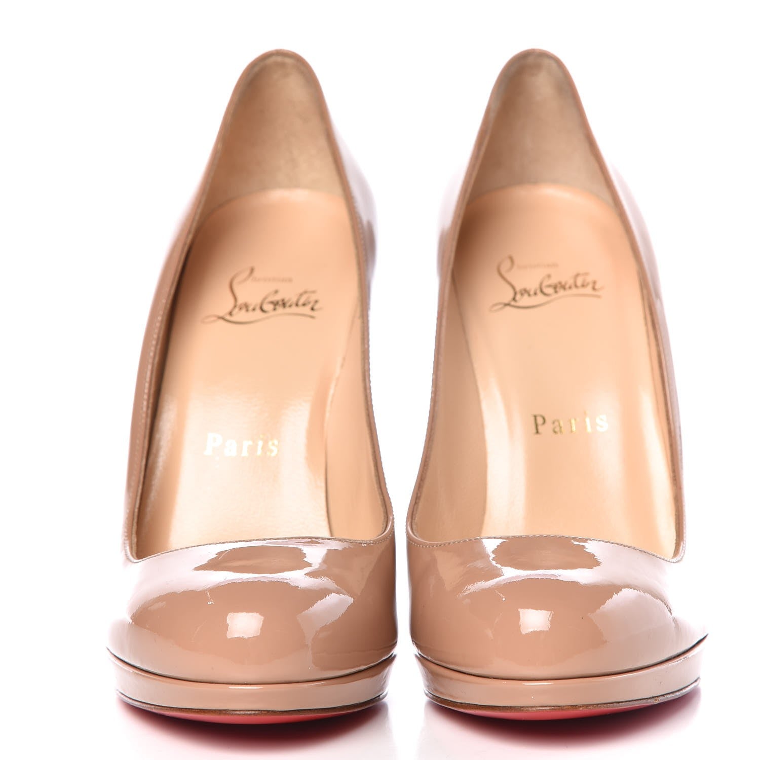 Christian Louboutin Patent New Simple 120 Pumps 36.5 Beige 2 of 13