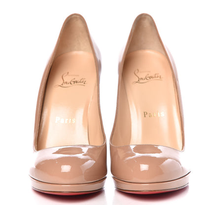 Christian Louboutin Patent New Simple 120 Pumps 36.5 Beige 2 of 13