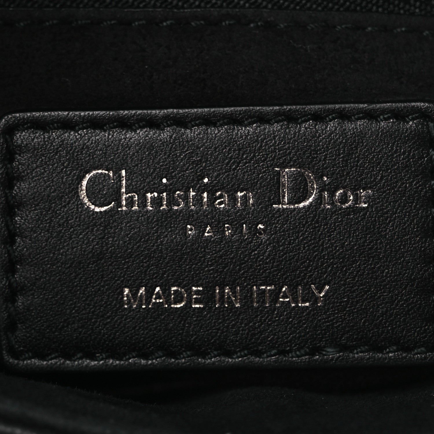 Christian Dior Smooth Calfskin Embroidered Mini Mosaic of Mirrors Lady Dior Black 6 of 12