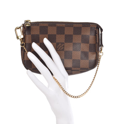 Louis Vuitton Damier Ebene Mini Pochette Accessories 2 of 10