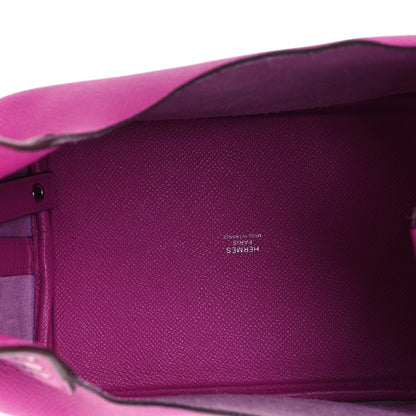 Hermes Epsom Tressage De Cuir Picotin Lock 18 PM Magnolia Bleu Saphir Craie 5 of 10