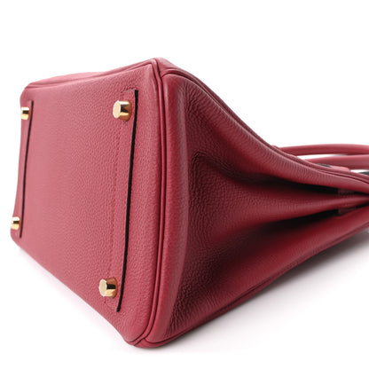 Hermes Togo BIRKIN 30 Rouge Grenat 10 of 10