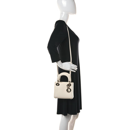 Christian Dior Lizard Mini Lady Dior White 2 of 8