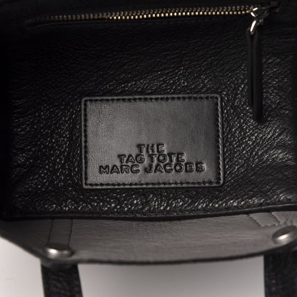 Marc Jacobs Grained Calfskin The Tag 21 Tote Black 6 of 10