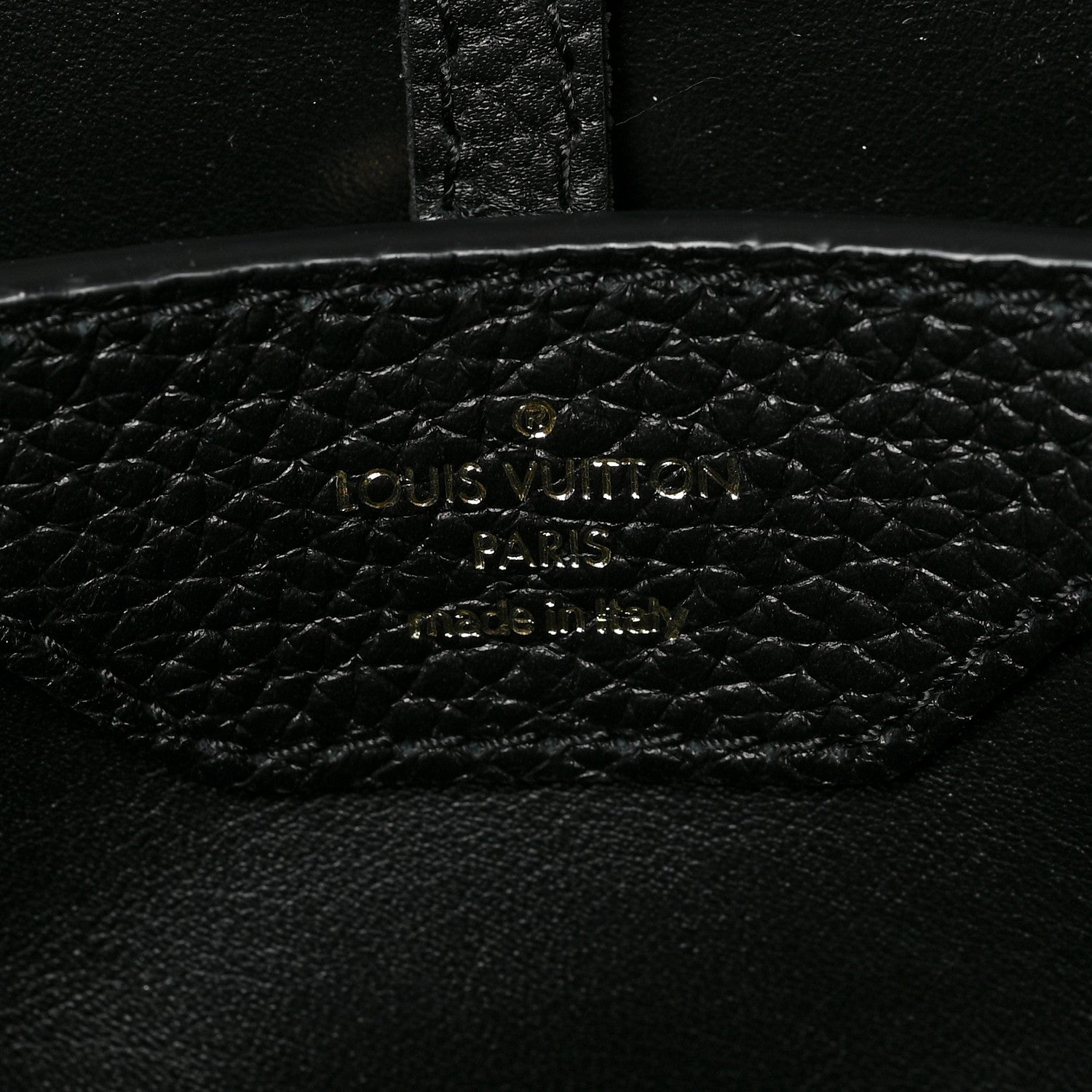 Louis Vuitton Taurillon Capucines PM Black Arizona Beige Ruby Red 6 of 8