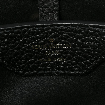 Louis Vuitton Taurillon Capucines PM Black Arizona Beige Ruby Red 6 of 8
