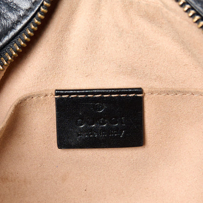 Gucci Calfskin Matelasse Mini GG Marmont Chain Shoulder Bag Black 6 of 11