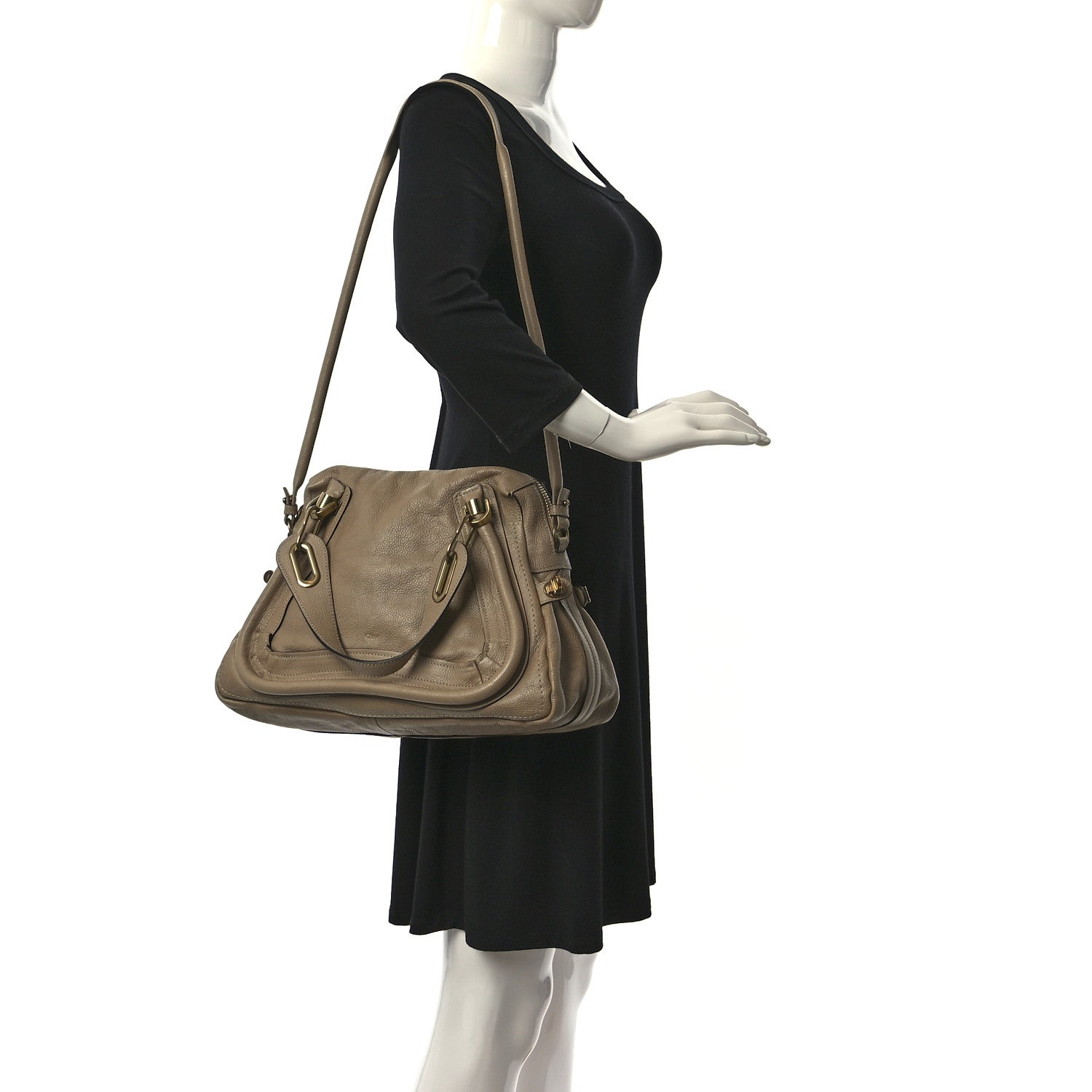 Chloe Calfskin Medium Paraty Dove 2 of 15