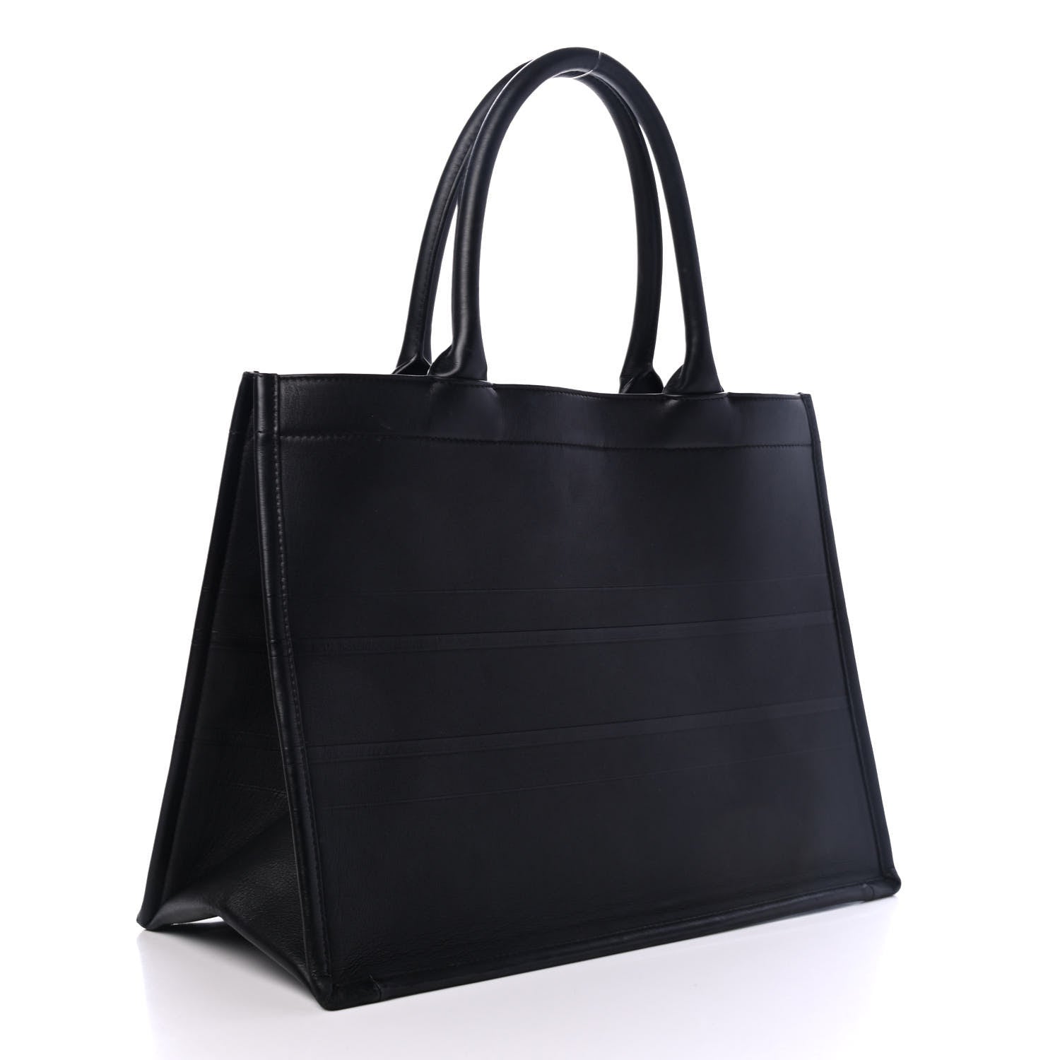 Christian Dior Calfskin Embossed Medium Book Tote Black 2 of 6