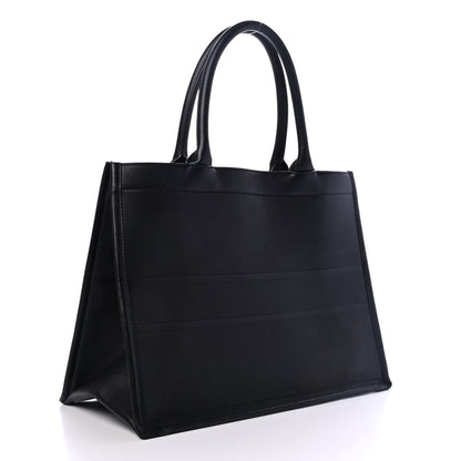 Christian Dior Calfskin Embossed Medium Book Tote Black 2 of 6