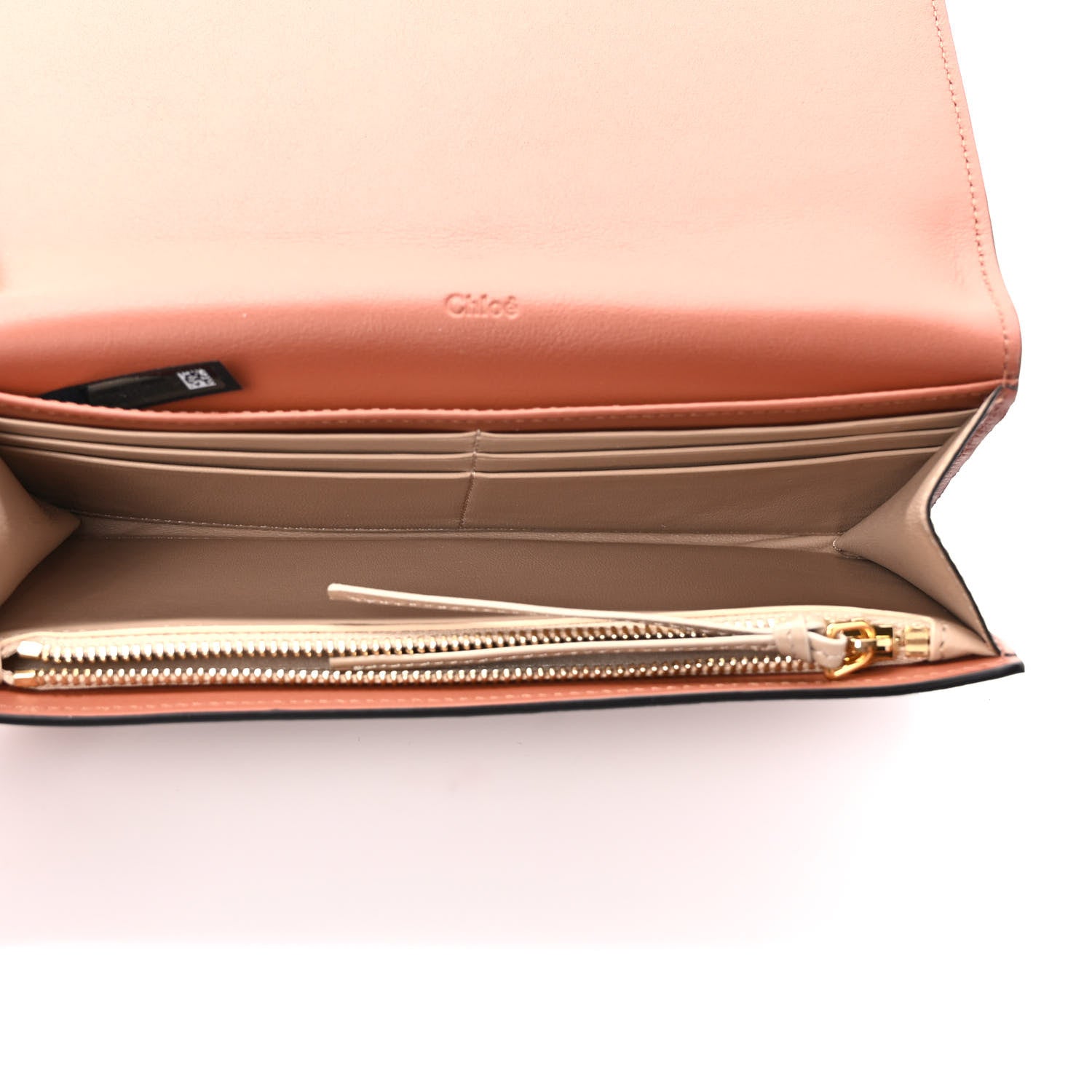 Chloe Calfskin Alphabet Long Wallet Brown 5 of 7