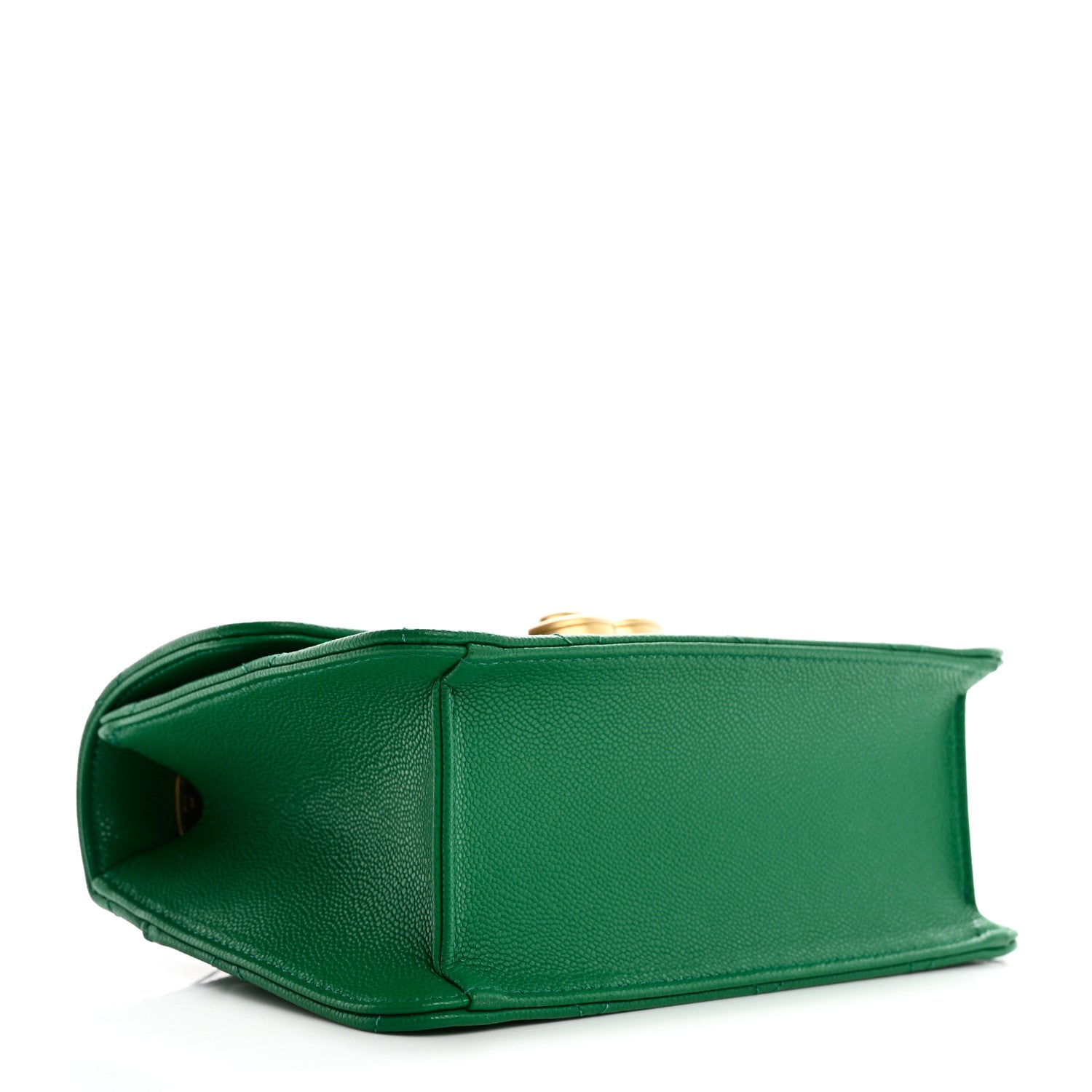Chanel Caviar Quilted Mini CC Flap Green 4 of 10