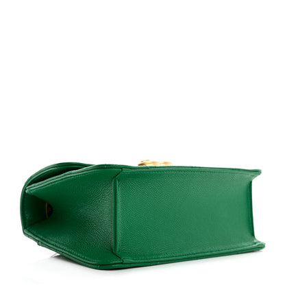 Chanel Caviar Quilted Mini CC Flap Green 4 of 10