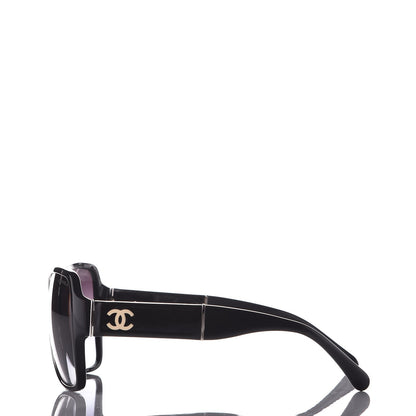 Chanel CC Sunglasses 1345 Black 3 of 8
