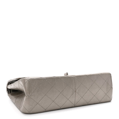 Chanel Metallic Aged Calfskin Quilted 2.55 Reissue 227 Flap Grey 4 of 10