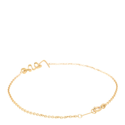 Tiffany 18K Yellow Gold Paloma Picasso Graffiti Love Bracelet 2 of 4