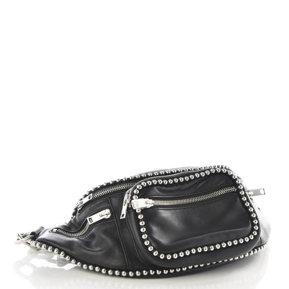 Alexander Wang Lambskin Attica Studded Belt Bag Black 3 of 7