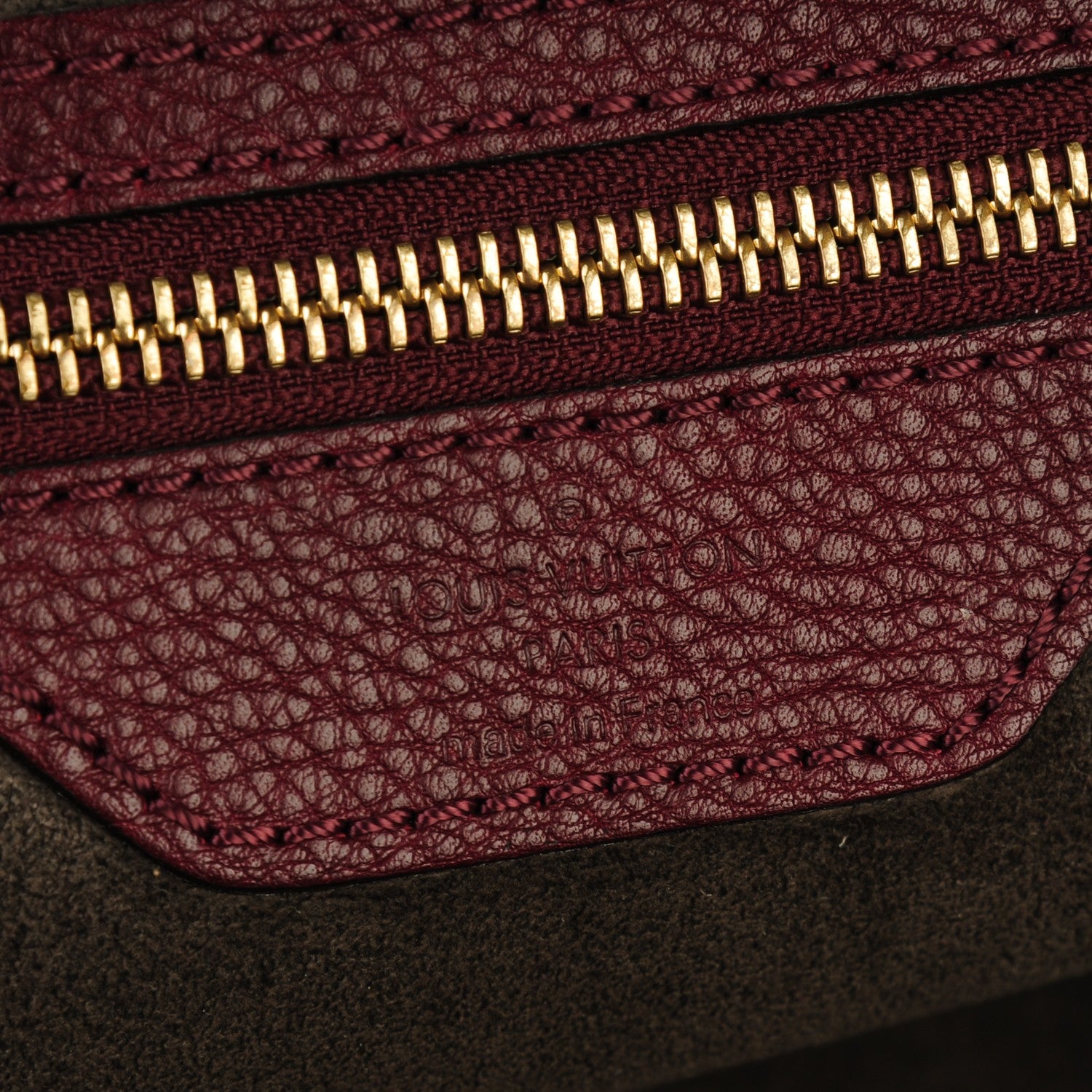 Louis Vuitton Mahina L Bordeaux 6 of 7