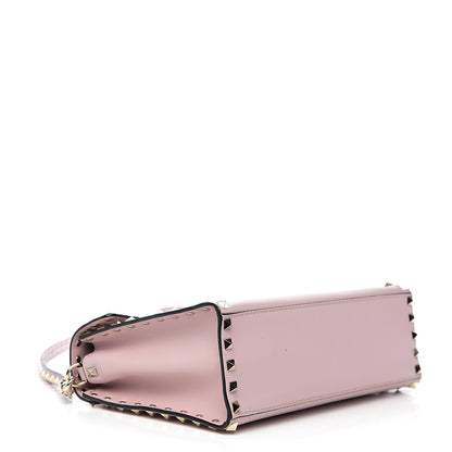 Valentino Garavani Vitello Small Rockstud Single Handle Flap Bag Cipria 3 of 10