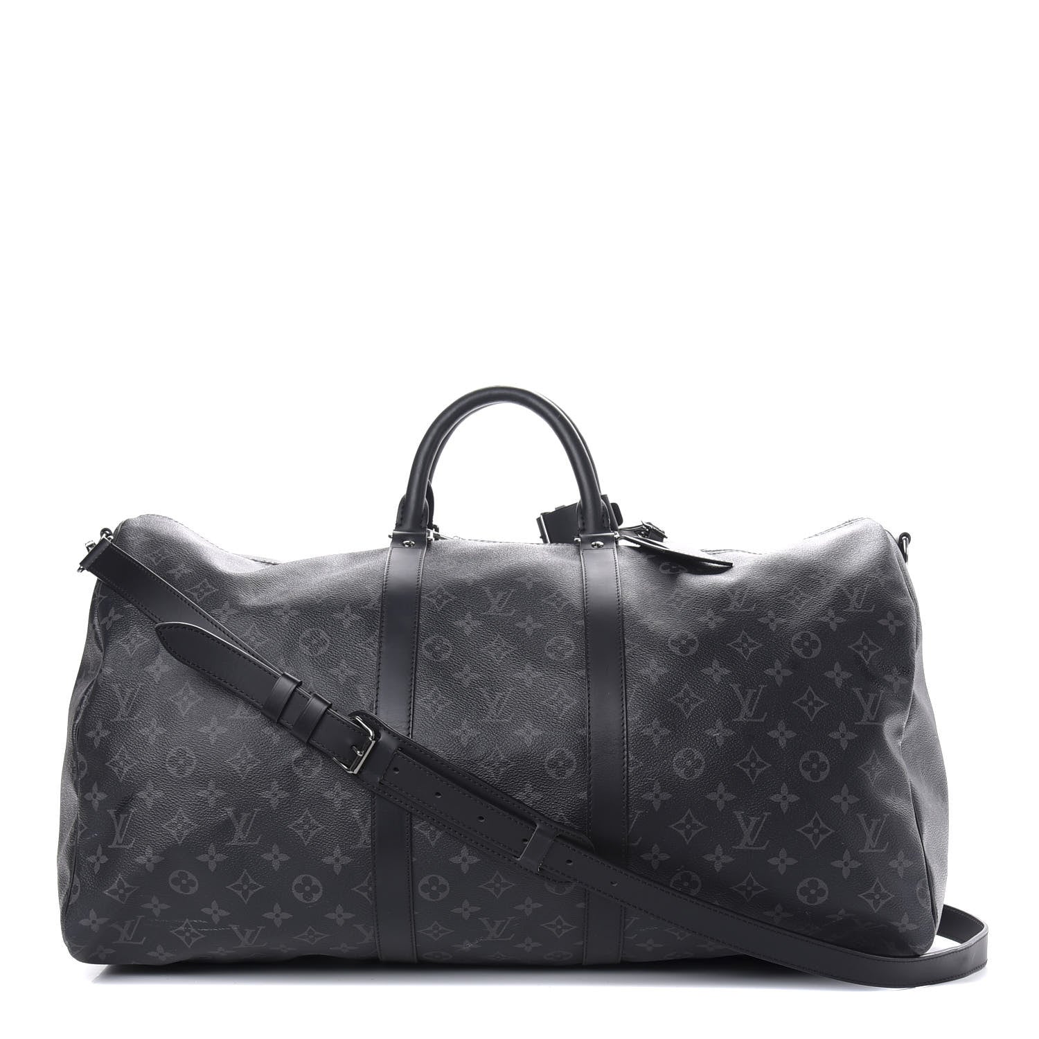 Louis Vuitton Monogram Eclipse Keepall Bandouliere 55 1 of 11