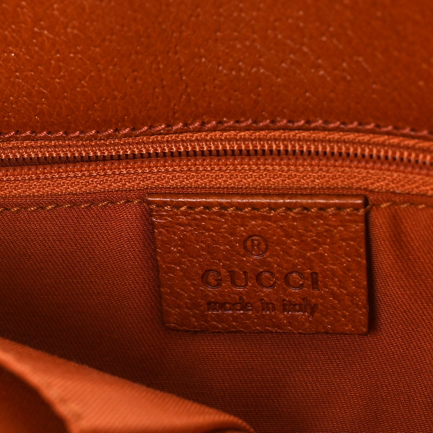 Gucci Monogram Small Eclipse Tote Orange 6 of 11