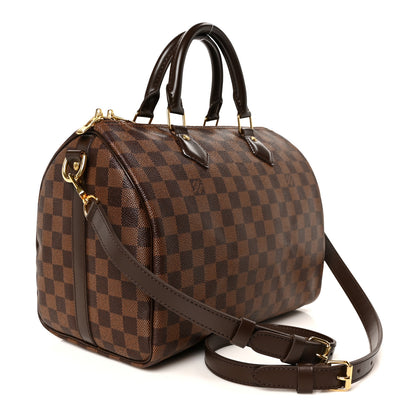 Louis Vuitton Damier Ebene Speedy Bandouliere 30 3 of 13