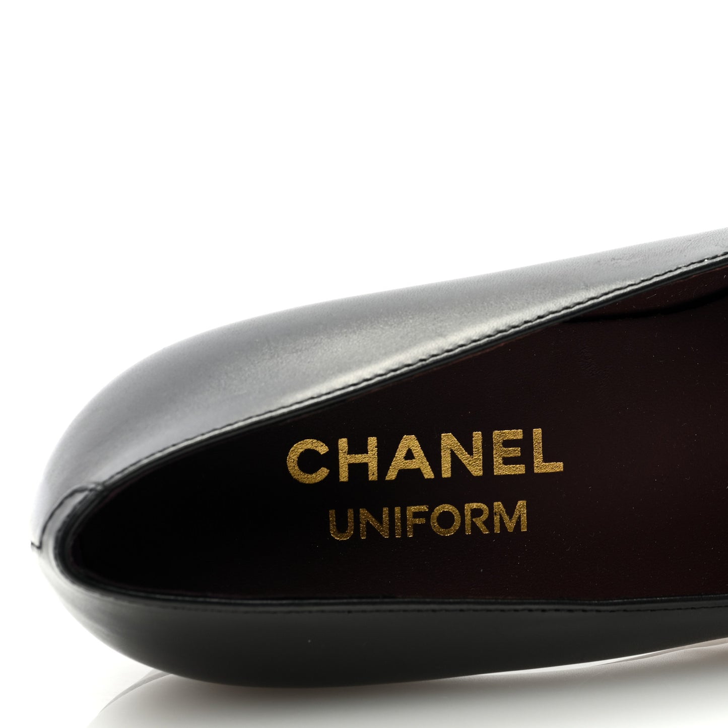 Lambskin Cap Toe CC Pumps 35.5 Black