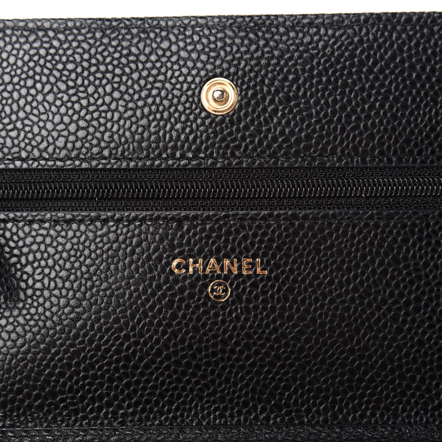 Chanel Caviar Quilted Wallet On Chain WOC Black 8 of 10