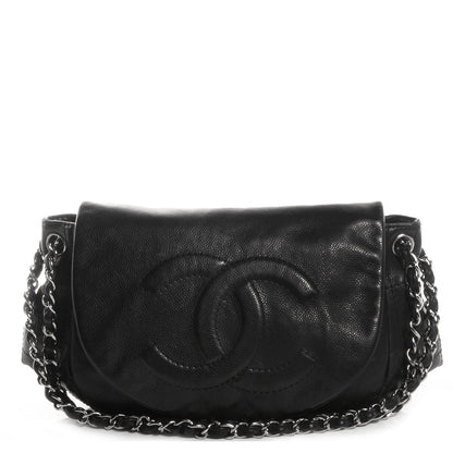 Chanel Caviar Half Moon Large Flap Black 1 of 6