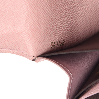 Louis Vuitton Monogram Emilie Wallet Rose Ballerine 7 of 8