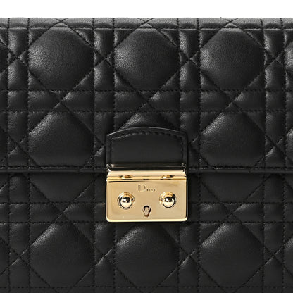 Christian Dior Lambskin Cannage Miss Dior Clutch Black 8 of 10