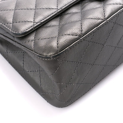 Chanel Metallic Calfskin Quilted 2.55 Reissue 226 Flap Charcoal 10 of 11