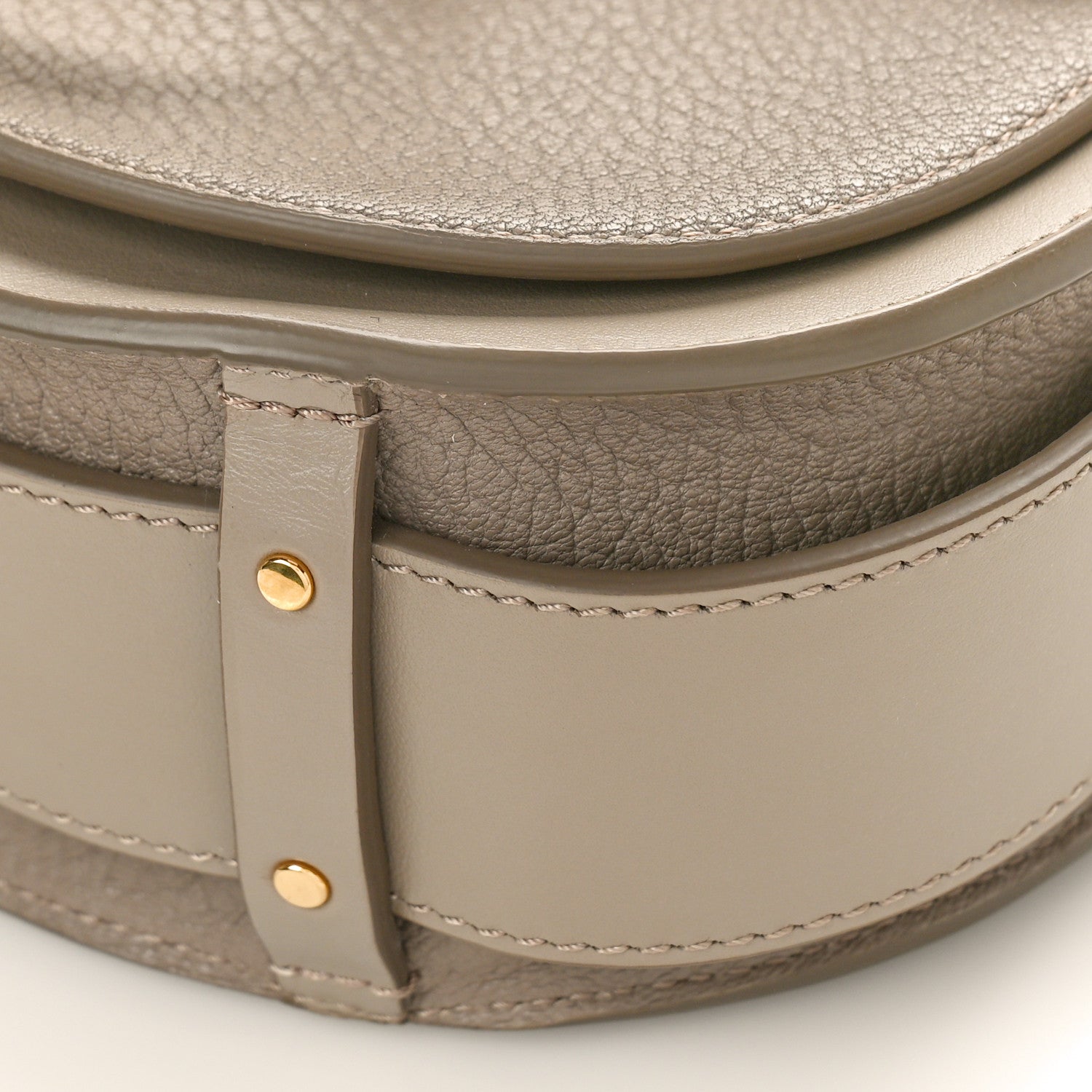 Chloe Grained Calfskin Small Tess Bag Motty Grey 9 of 9