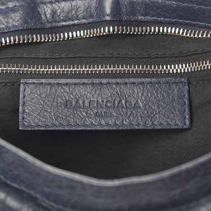Balenciaga Agneau Classic Silver Hardware S City Bleu Obscur 8 of 12