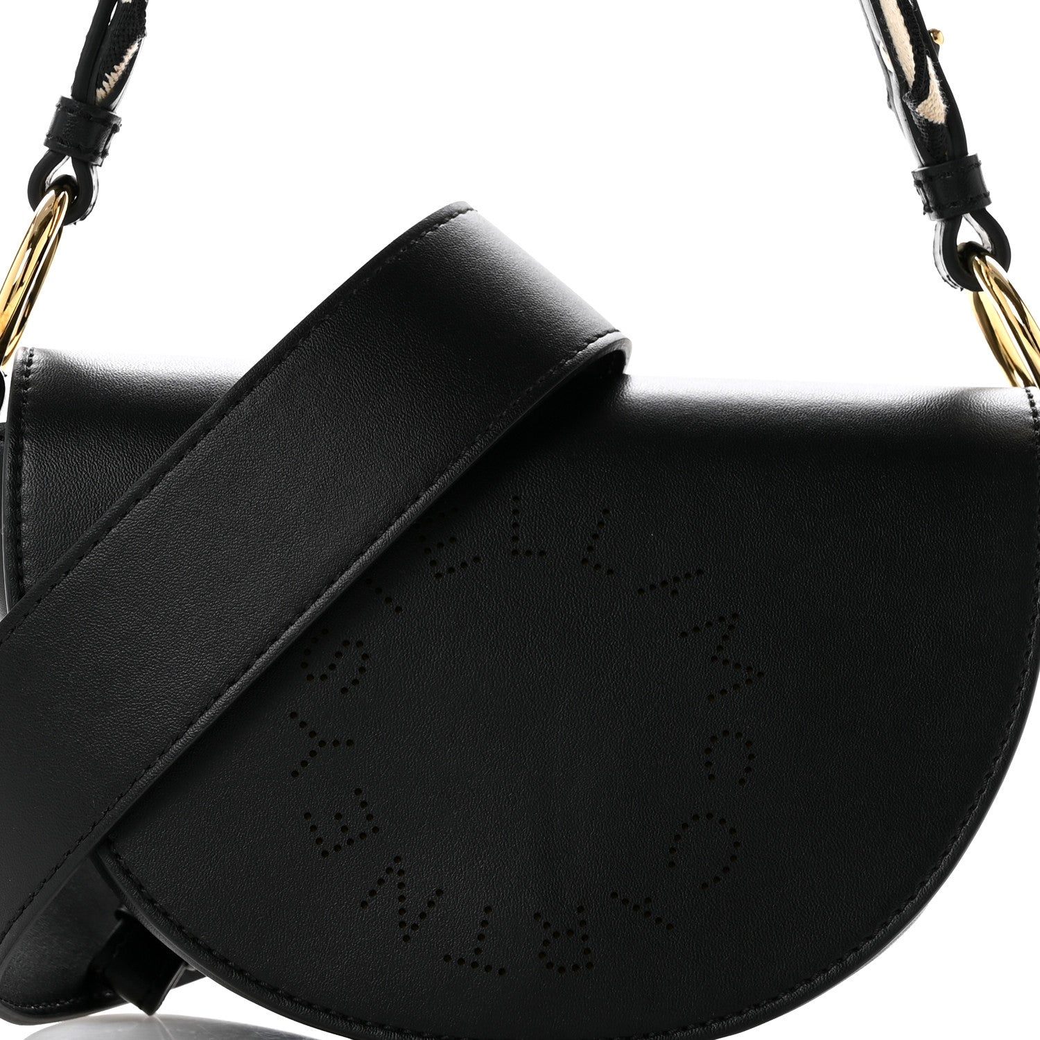Stella McCartney Eco Soft Alter Nappa Perforated Logo Mini Marlee Black 8 of 11