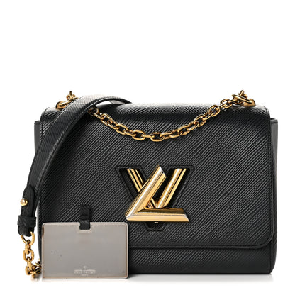 Louis Vuitton Epi Twist Shoulder Bag MM Black 3 of 10